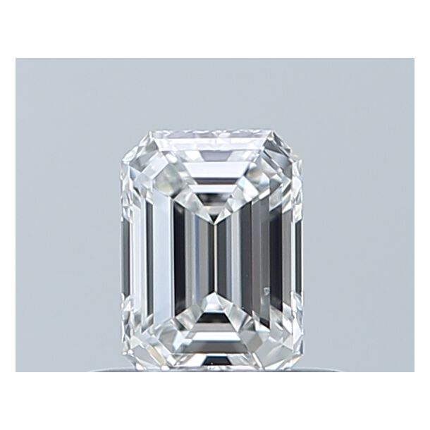 0.4 Carat Diamond, Emerald Cut, Color E, Clarity VVS2