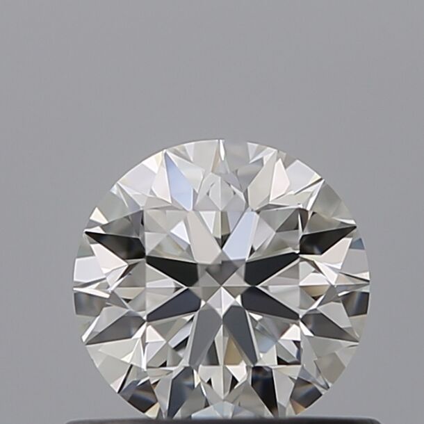 0.53 Carat Natural Diamond, Round Cut, Color E, Clarity VVS1 0.53 Carat Natural Diamond, Round Cut, Color E, Clarity VVS1