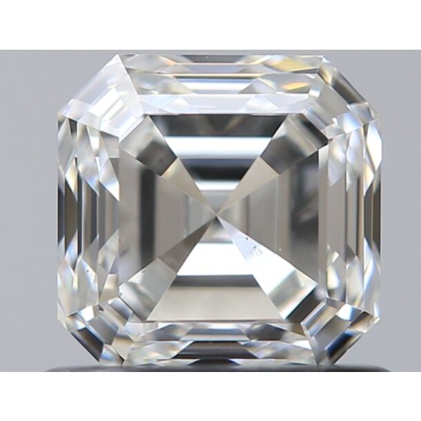 0.81 Karaat Natuurlijke Diamant met een Asscher vorm, Kleur H, Zuiverheid VS2