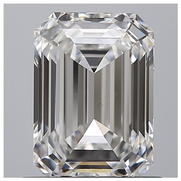 1.07 Carat Diamant Naturel de taille émeraude, Couleur D, Pureté VS2 1.07 Carat Diamant Naturel de taille émeraude, Couleur D, Pureté VS2