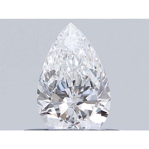 0.35 Karaat Natuurlijke Diamant met een Peer vorm, Kleur E, Zuiverheid VVS2