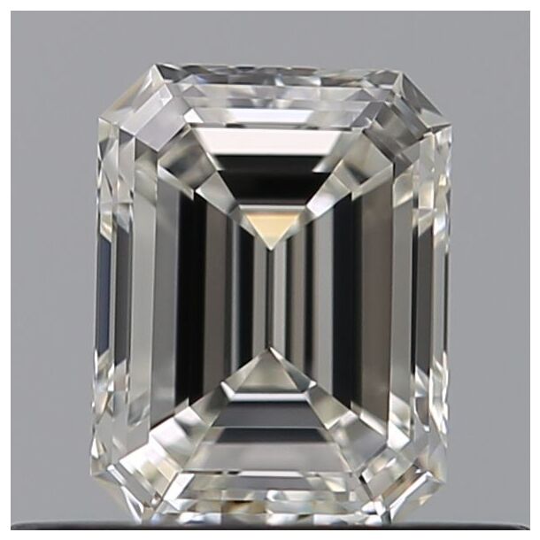 0.52 Karat Natürlicher Diamant Im Smaragdschliff, Farbe G, Reinheit IF 0.52 Karat Natürlicher Diamant Im Smaragdschliff, Farbe G, Reinheit IF