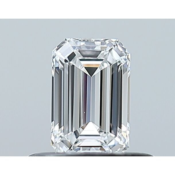 0.4 Carat Diamond, Emerald Cut, Color E, Clarity VVS1