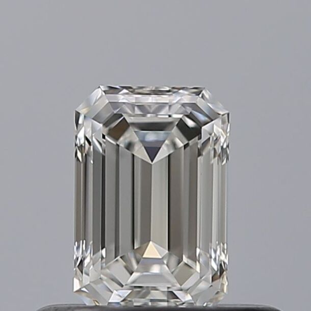 0.41 Karat Natürlicher Diamant Im Smaragdschliff, Farbe G, Reinheit VVS1 0.41 Karat Natürlicher Diamant Im Smaragdschliff, Farbe G, Reinheit VVS1