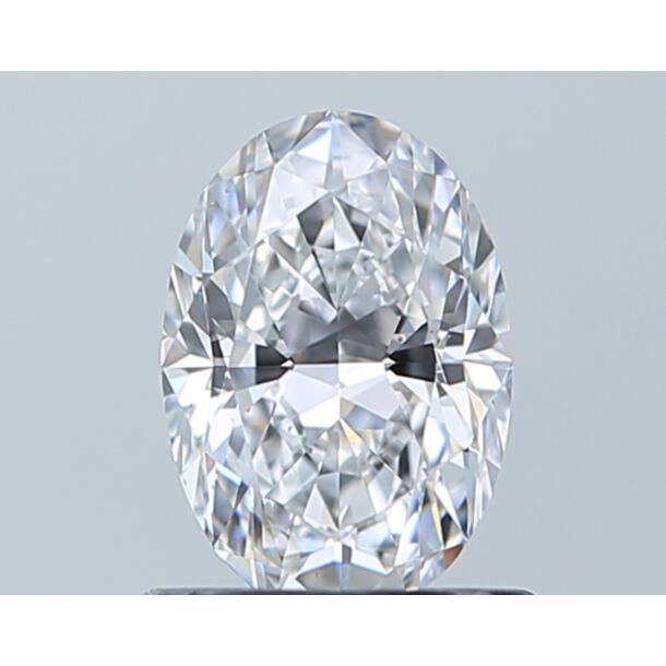 0.9 Karat Natürlicher Diamant Im Ovalschliff, Farbe D, Reinheit VS2
