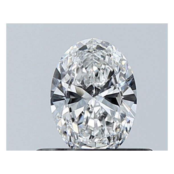 0.4 Carat Diamant Naturel de taille Oval, Couleur E, Pureté VVS2