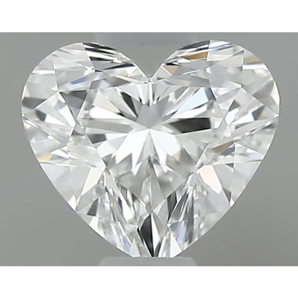 0.4 Karat Natürlicher Diamant Im Herzschliff, Farbe E, Reinheit VVS1