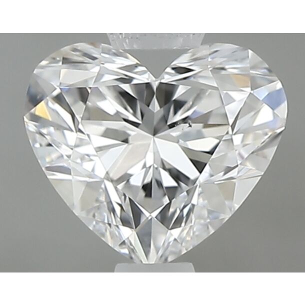 0.61 Karaat Natuurlijke Diamant met een Hart vorm, Kleur D, Zuiverheid SI1