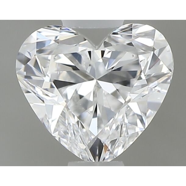 0.5 Karaat Natuurlijke Diamant met een Hart vorm, Kleur D, Zuiverheid SI1
