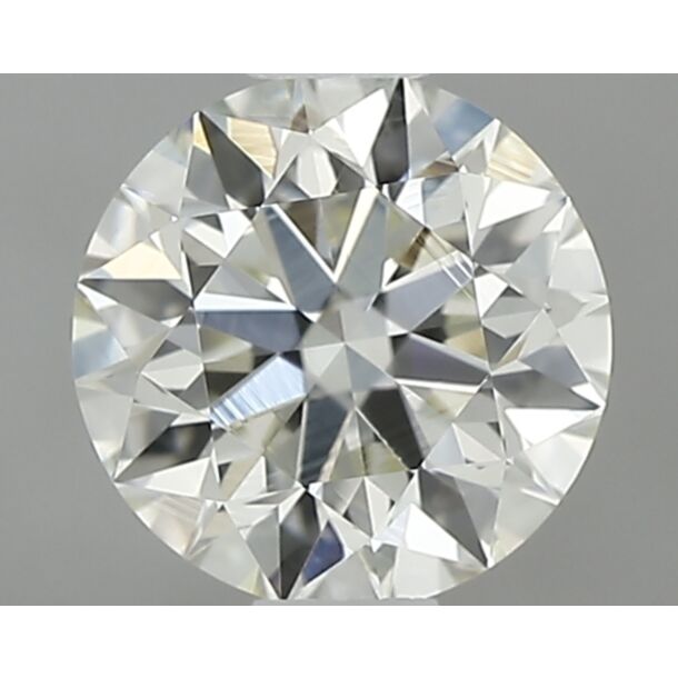 0.5 Carat Natural Diamond, Round Cut, Color I, Clarity VVS1