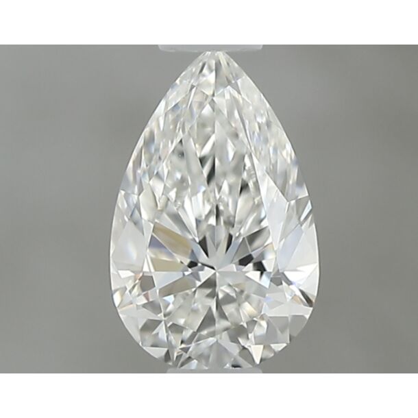 0.4 Karat Natürlicher Diamant Im Tropfenschliff, Farbe H, Reinheit VVS1