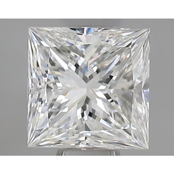 0.52 Carat Natural Diamond, Princess Cut, Color G, Clarity VVS2 0.52 Carat Natural Diamond, Princess Cut, Color G, Clarity VVS2