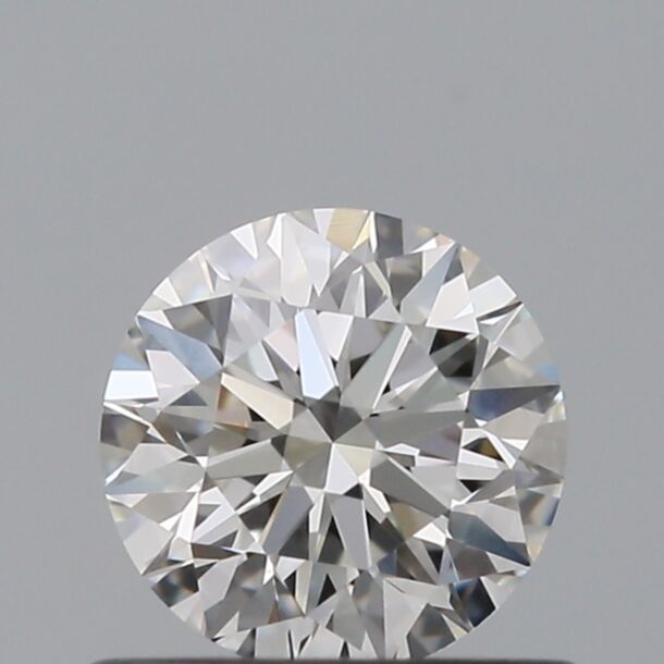0.56 Carat Natural Diamond, Round Cut, Color G, Clarity VS1