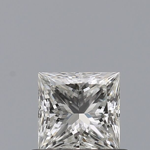0.5 Carat Natural Diamond, Princess Cut, Color G, Clarity VVS2 0.5 Carat Natural Diamond, Princess Cut, Color G, Clarity VVS2