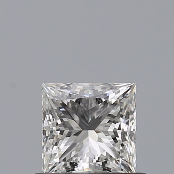 0.5 Carat Diamant Naturel de taille Princesse, Couleur G, Pureté VVS1