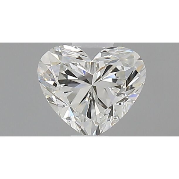 0.5 Karat Natürlicher Diamant Im Herzschliff, Farbe H, Reinheit VS1