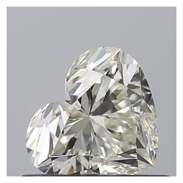 0.56 Carat Diamant Naturel de taille Coeur, Couleur I, Pureté VVS2