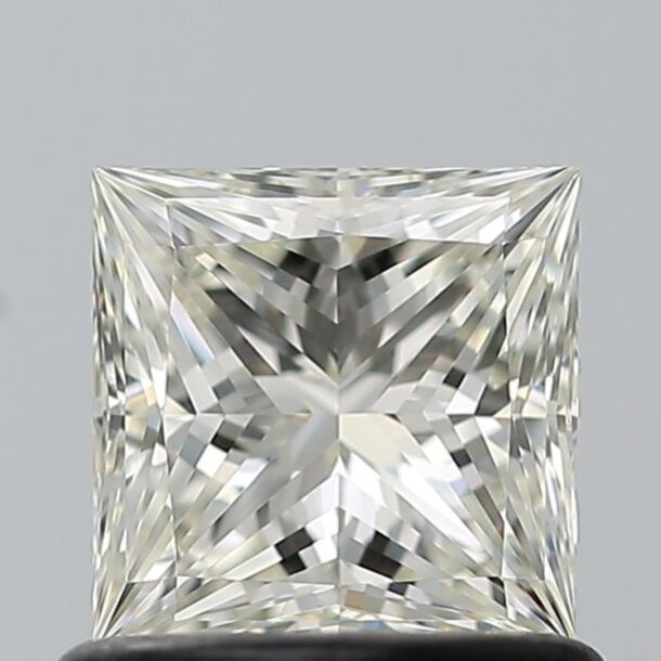 0.76 Karat Natürlicher Diamant Im Prinzessschliff, Farbe I, Reinheit IF