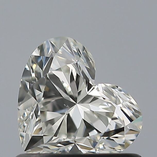 0.64 Karaat Natuurlijke Diamant met een Hart vorm, Kleur G, Zuiverheid VS2