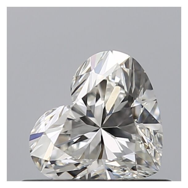 0.5 Karat Natürlicher Diamant Im Herzschliff, Farbe G, Reinheit VVS1