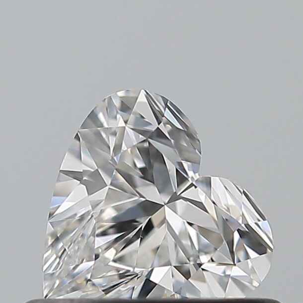 0.41 Karaat Natuurlijke Diamant met een Hart vorm, Kleur F, Zuiverheid VVS1