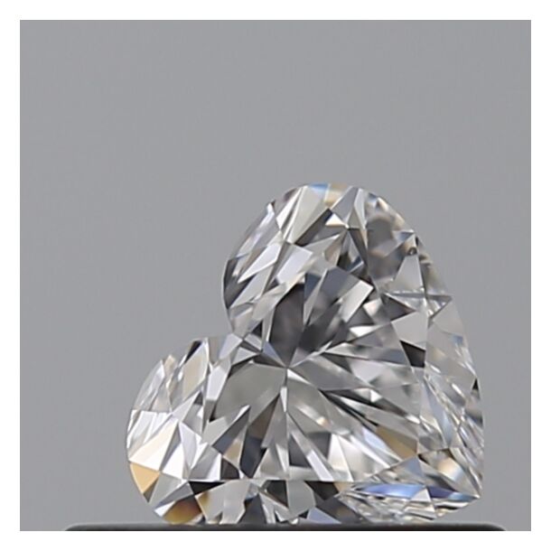 0.42 Carat Diamant Naturel de taille Coeur, Couleur D, Pureté VVS2