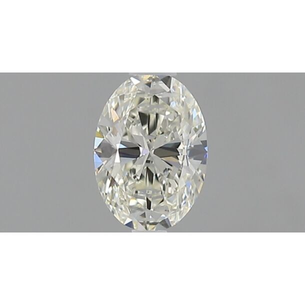 0.55 Carat Natural Diamond, Oval Cut, Color I, Clarity VVS1