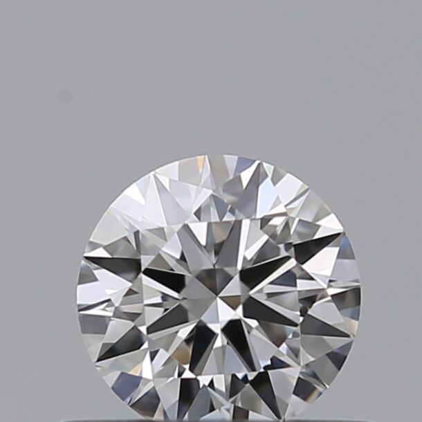 0.42 Carat Diamant Naturel de taille Brillant, Couleur E, Pureté VVS2