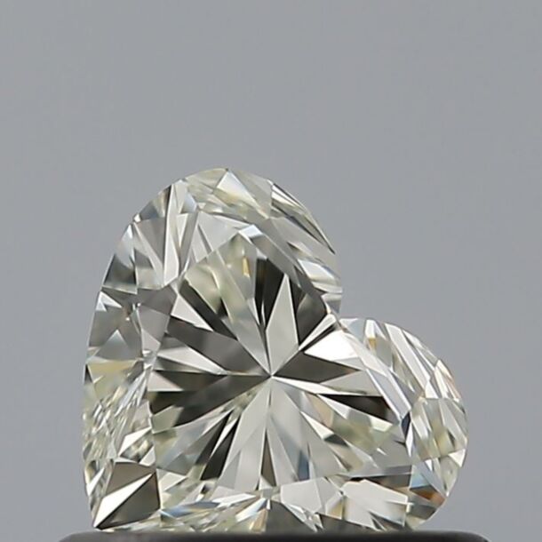 0.5 Carat Natural Diamond, Heart Cut, Color I, Clarity IF 0.5 Carat Natural Diamond, Heart Cut, Color I, Clarity IF