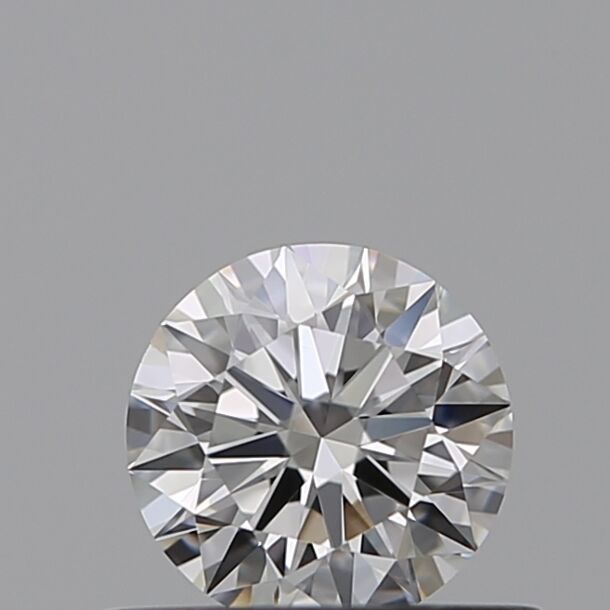 0.42 Carat Diamant Naturel de taille Brillant, Couleur E, Pureté VVS2