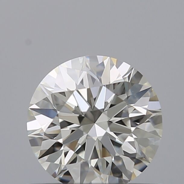 0.58 Karaat Natuurlijke Diamant met een Briljant vorm, Kleur I, Zuiverheid VS2 0.58 Karaat Natuurlijke Diamant met een Briljant vorm, Kleur I, Zuiverheid VS2
