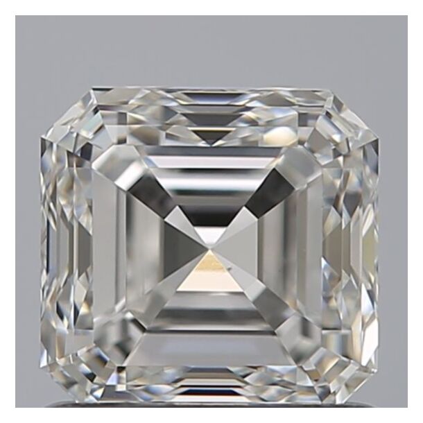1 Karaat Natuurlijke Diamant met een Asscher vorm, Kleur F, Zuiverheid VS1