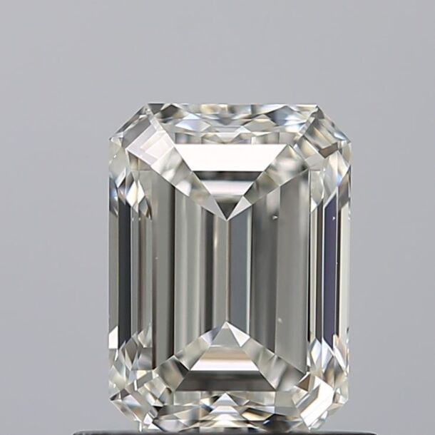 1 Karaat Natuurlijke Diamant met een Smaragd vorm, Kleur I, Zuiverheid VS2 1 Karaat Natuurlijke Diamant met een Smaragd vorm, Kleur I, Zuiverheid VS2