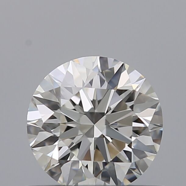 0.58 Carat Diamant Naturel de taille Brillant, Couleur F, Pureté VVS1