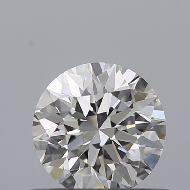 0.51 Carat Diamant Naturel de taille Brillant, Couleur F, Pureté IF
