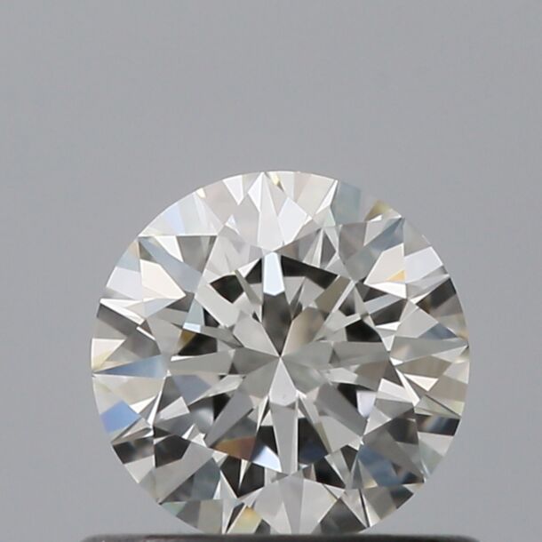 0.54 Carat Diamant Naturel de taille Brillant, Couleur G, Pureté VS2