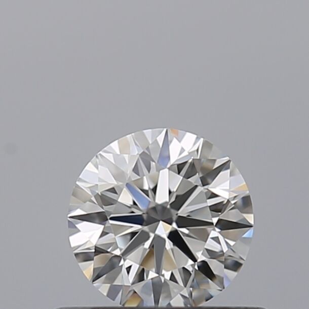 0.39 Carat Diamant Naturel de taille Brillant, Couleur F, Pureté IF