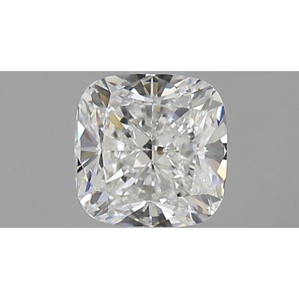 1.02 Carat Natural Diamond, Cushion Cut, Color F, Clarity VS1