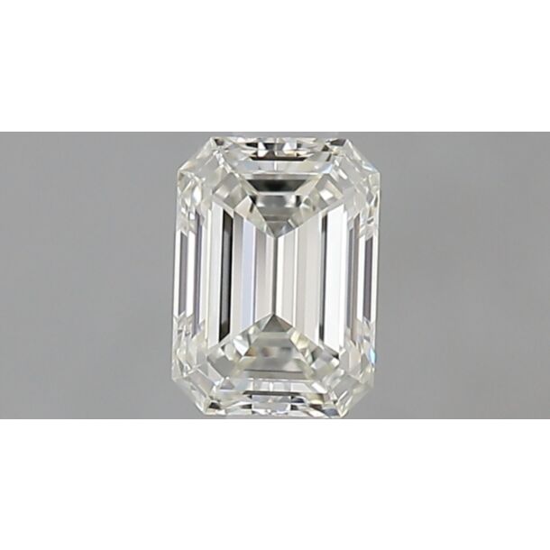 0.54 Karaat Natuurlijke Diamant met een Smaragd vorm, Kleur H, Zuiverheid VVS1