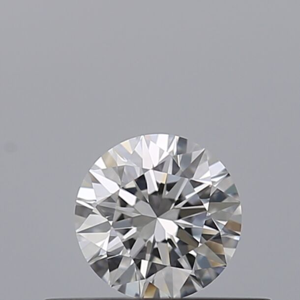 0.3 Carat Natural Diamond, Round Cut, Color D, Clarity VVS1