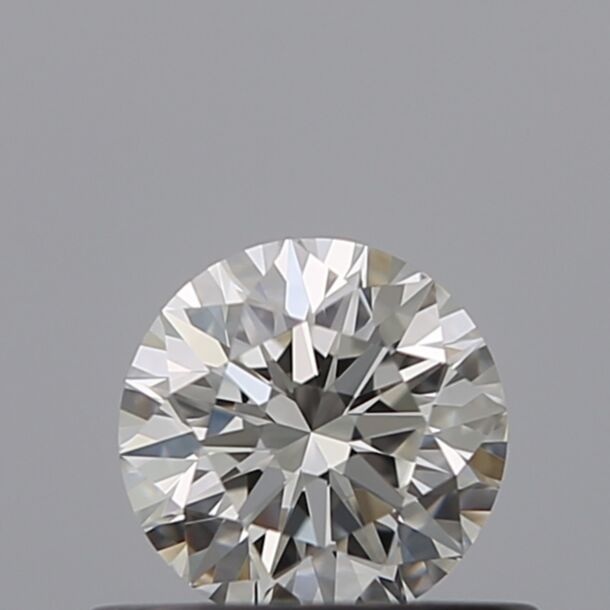 0.42 Carat Diamant Naturel de taille Brillant, Couleur H, Pureté IF