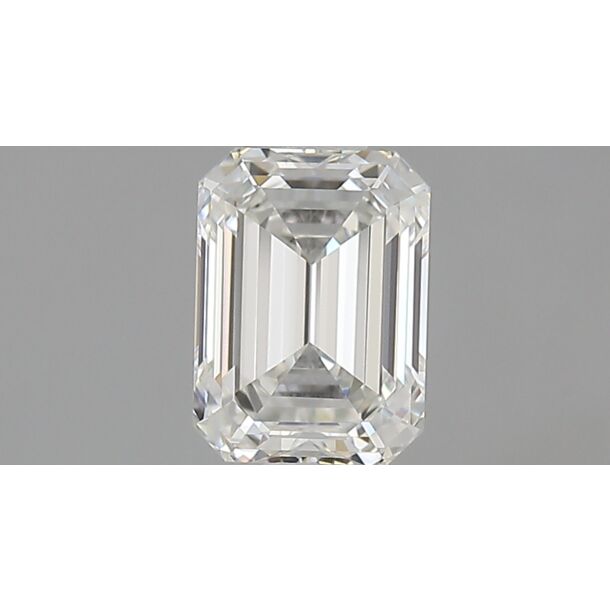 1.01 Carat Diamant Naturel de taille émeraude, Couleur H, Pureté FL