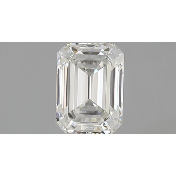 1.01 Carat Diamant Naturel de taille émeraude, Couleur H, Pureté FL