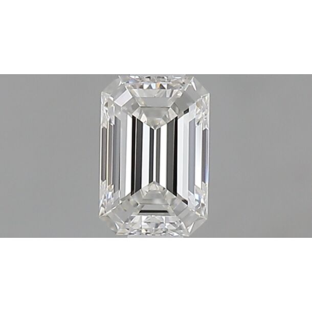 0.51 Carat Diamant Naturel de taille émeraude, Couleur G, Pureté IF 0.51 Carat Diamant Naturel de taille émeraude, Couleur G, Pureté IF