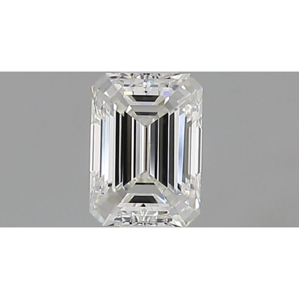 0.5 Carat Diamant Naturel de taille émeraude, Couleur G, Pureté VVS2