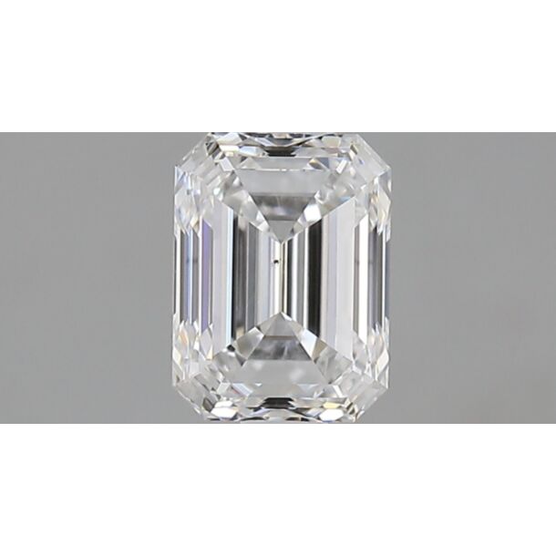 1 Carat Natural Diamond, Emerald Cut, Color E, Clarity VS2