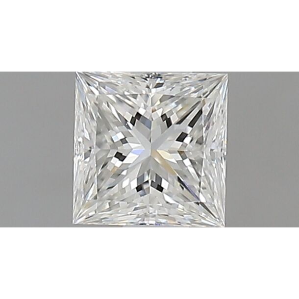 0.51 Karat Natürlicher Diamant Im Prinzessschliff, Farbe G, Reinheit VVS1