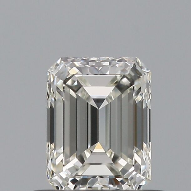 0.56 Karat Natürlicher Diamant Im Smaragdschliff, Farbe G, Reinheit VVS2 0.56 Karat Natürlicher Diamant Im Smaragdschliff, Farbe G, Reinheit VVS2