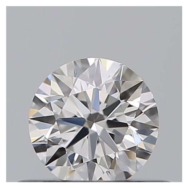 0.37 Carat Natural Diamond, Round Cut, Color E, Clarity VVS1 0.37 Carat Natural Diamond, Round Cut, Color E, Clarity VVS1