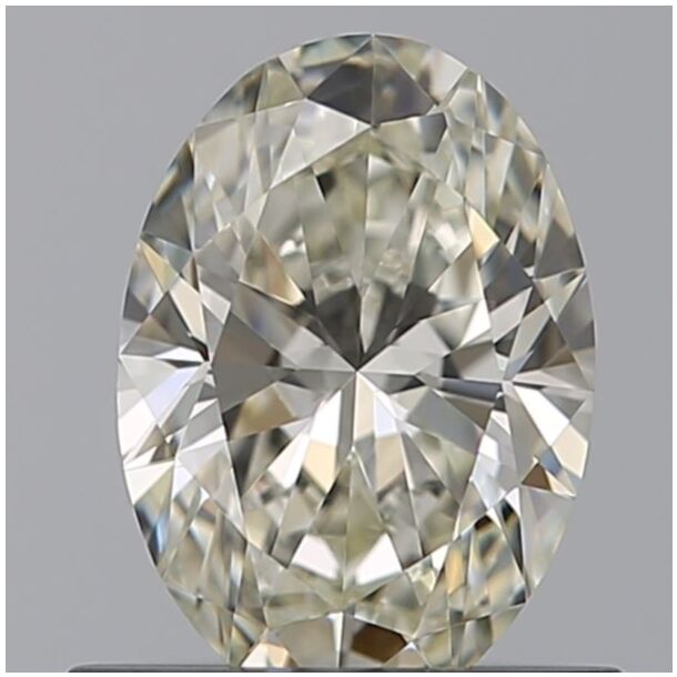 0.56 Carat Natural Diamond, Oval Cut, Color I, Clarity VVS1 0.56 Carat Natural Diamond, Oval Cut, Color I, Clarity VVS1